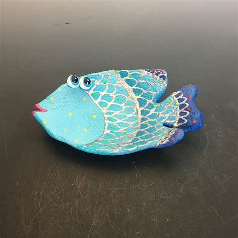 fish soap dish|Fine Ceramic Ocean Blue Tropical Fish Soap Dish, 5.